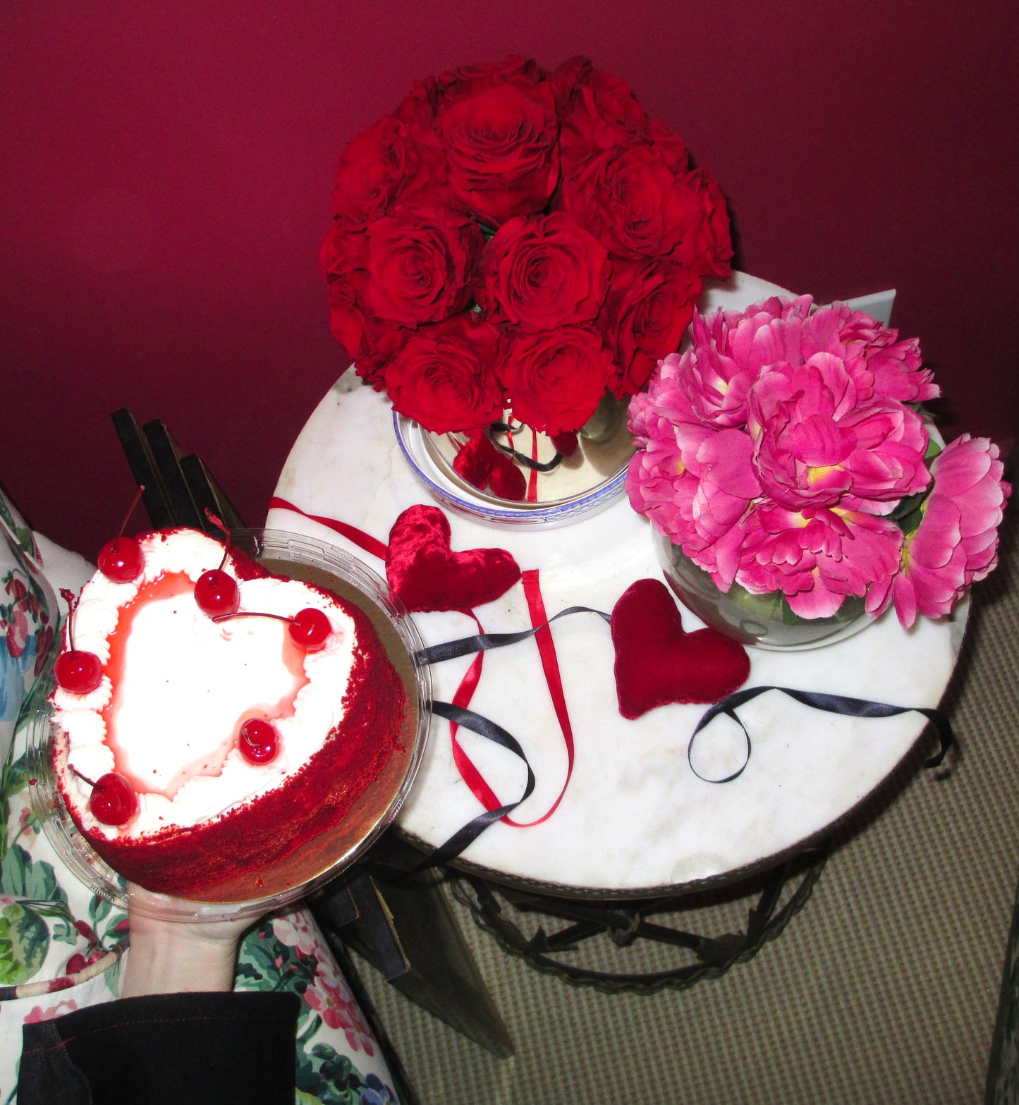 Velvet Heart Corsage