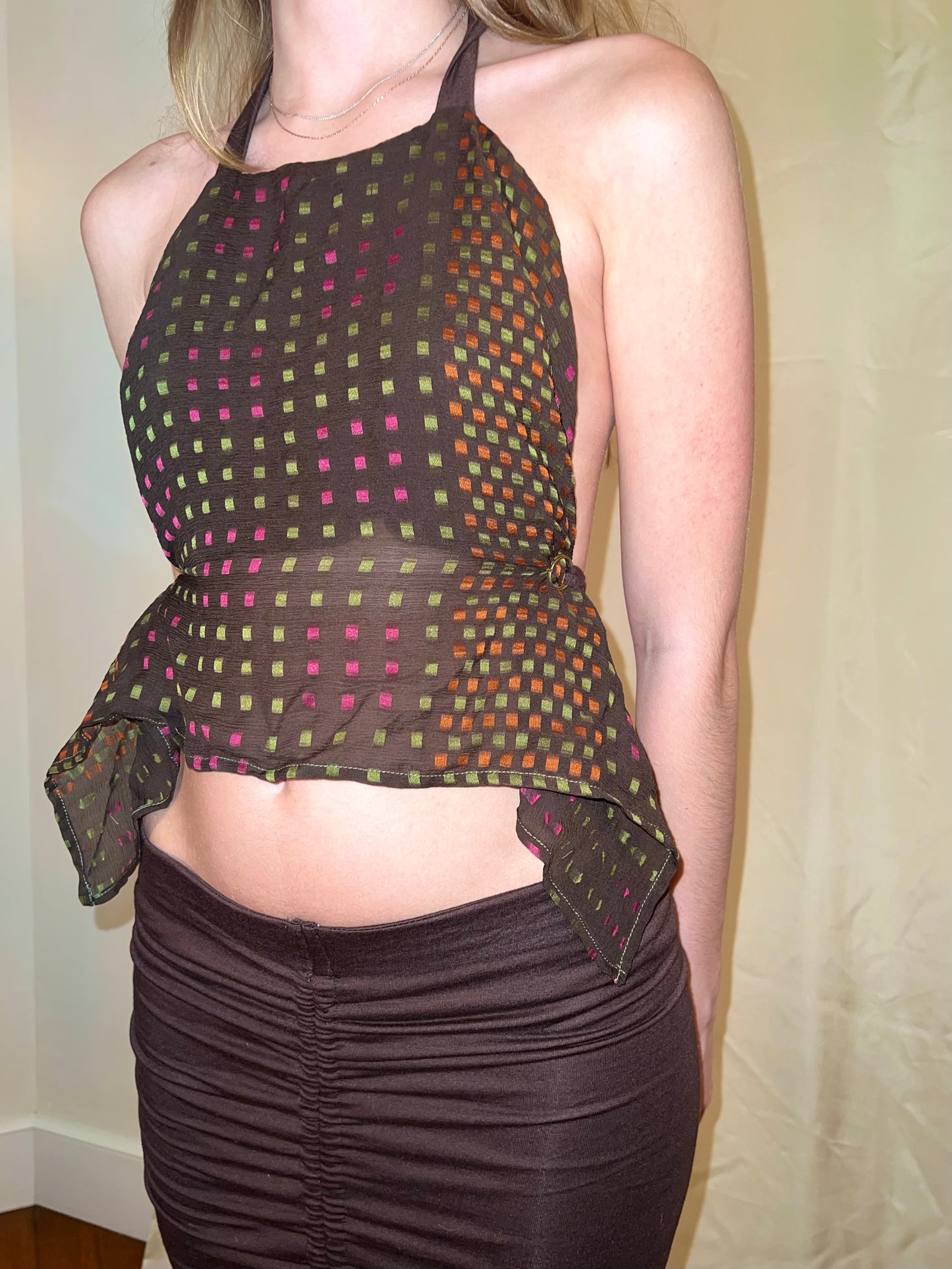 EYE SPY Heart Halter Top
