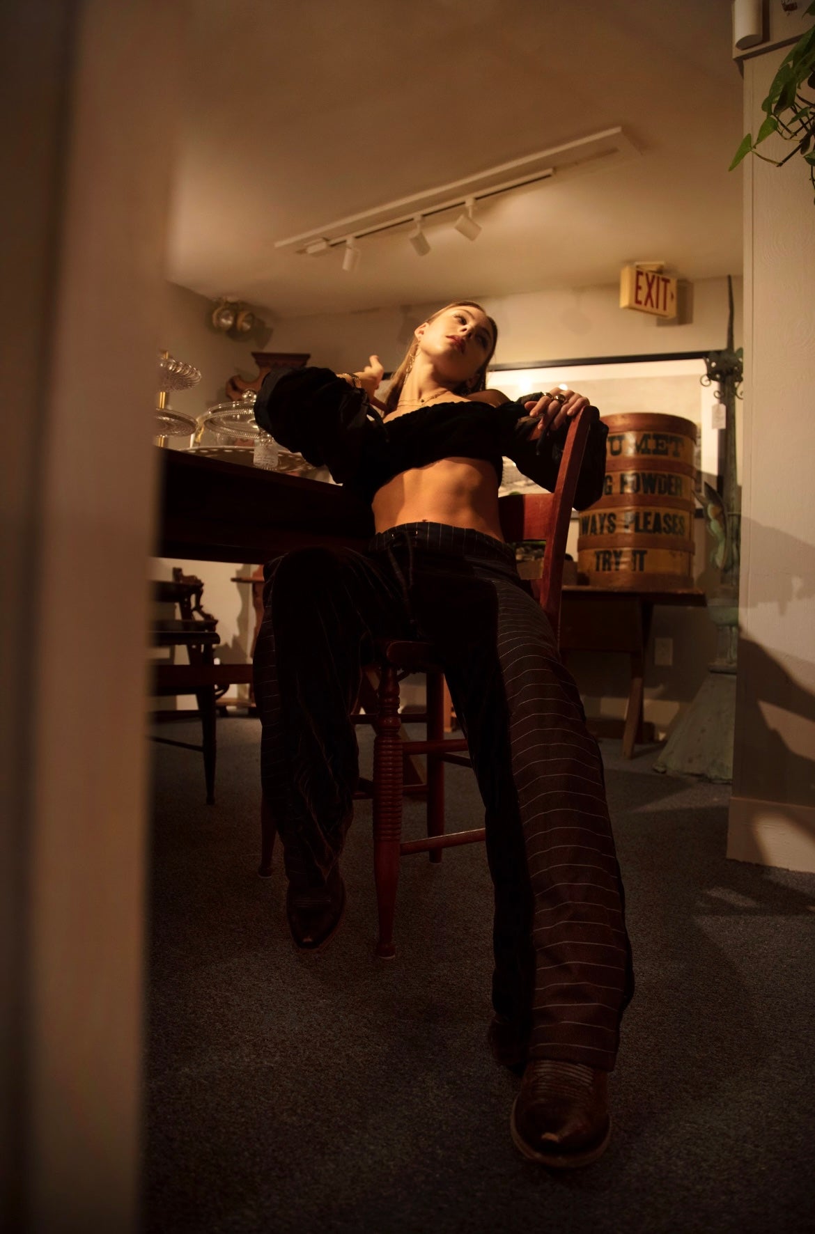 Velvet lounge pants (Chocolate Brown)